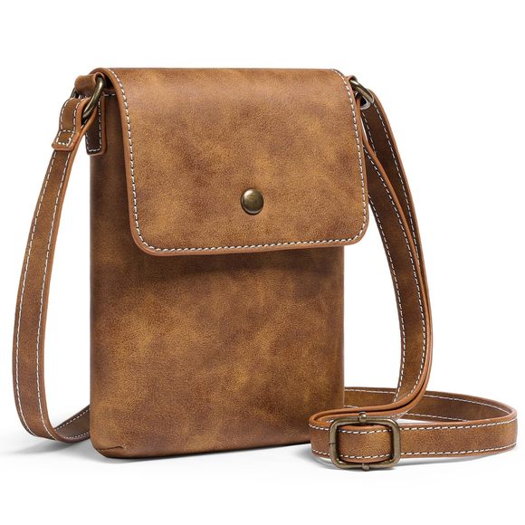 Crossbody Bags Leather Cell Phone Wallet Purse Adjustable Strap :v - Picture 1 of 6